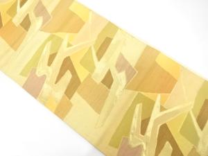 アンティーク　抽象模様織り出し袋帯（材料）